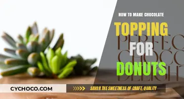 Decadent Chocolate Topping: A Donut Lover's Dream Come True