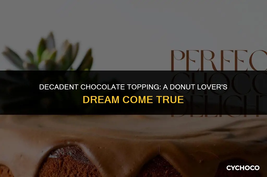 how to make chocolate topping for donuts