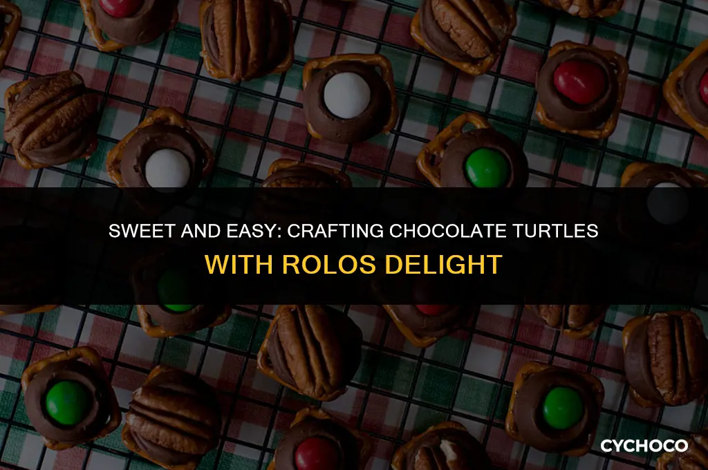 how to make chocolate turtles with rolos