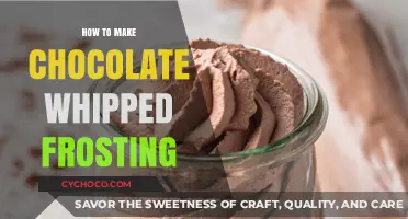 Decadent Chocolate Whipped Frosting: A Simple Guide