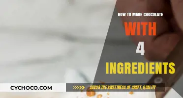 Simple Chocolate Delight: Crafting Sweetness with Just Four Ingredients