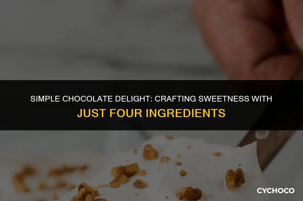 how to make chocolate with 4 ingredients