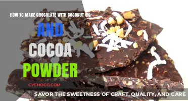 Decadent DIY: Crafting Chocolate with Coconut Oil & Cocoa Powder