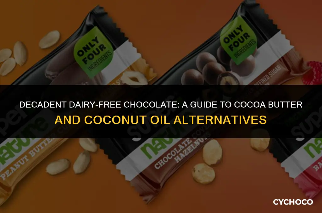 how to make chocolate without cocoa butter and coconut oil
