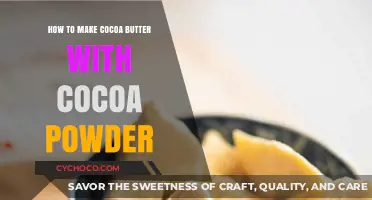 Homemade Cocoa Butter: A Simple Guide Using Cocoa Powder