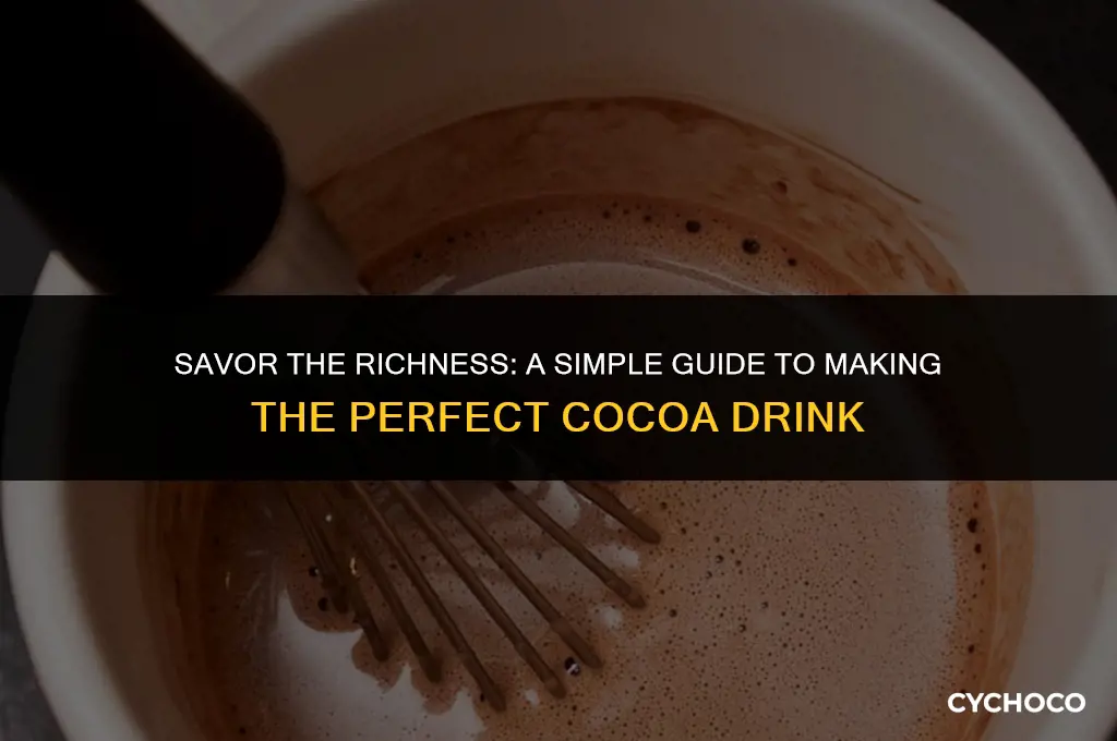 how to make cocoa drink