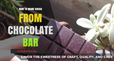 From Bar to Cup: The Art of Making Cocoa with Chocolate