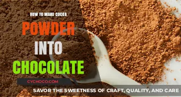 Transforming Cocoa Powder into Decadent Chocolate: A Simple Guide