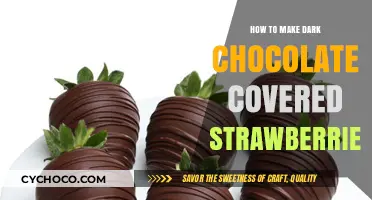 Decadent Delights: Dark Chocolate-Dipped Strawberries Made Easy