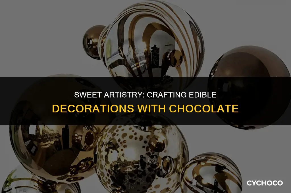 how to make decorations with chocolate