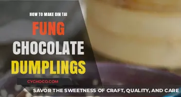 Delightful Chocolate Dumplings: A Din Tai Fung Twist