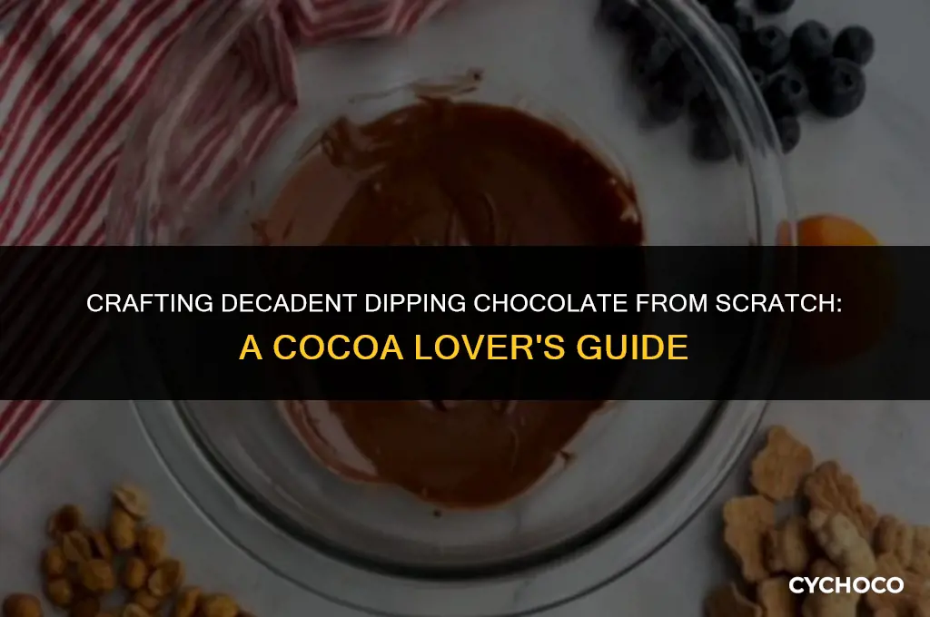 how to make dipping chocolate from cocoa
