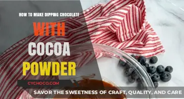 Easy Homemade Dipping Chocolate: A Cocoa Powder Guide