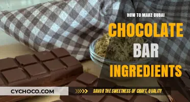 Crafting Dubai's Signature Chocolate Bars: A Guide to Ingredients