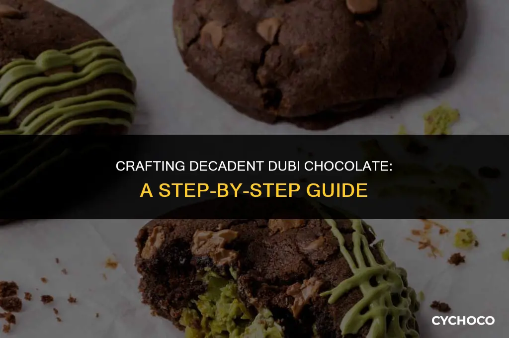 how to make dubi chocolate