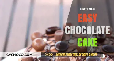 Simple Chocolate Cake Recipe: A Delicious Treat in Minutes