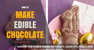 Crafting Delicious Edible Chocolate: A Simple Step-by-Step Guide