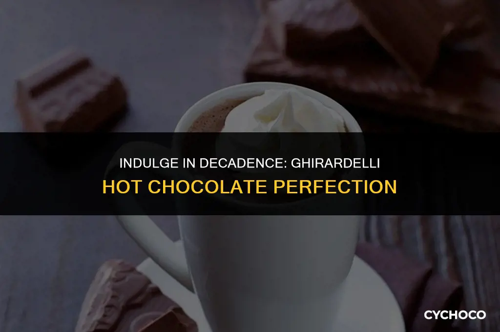 how to make ghirardelli hot chocolate
