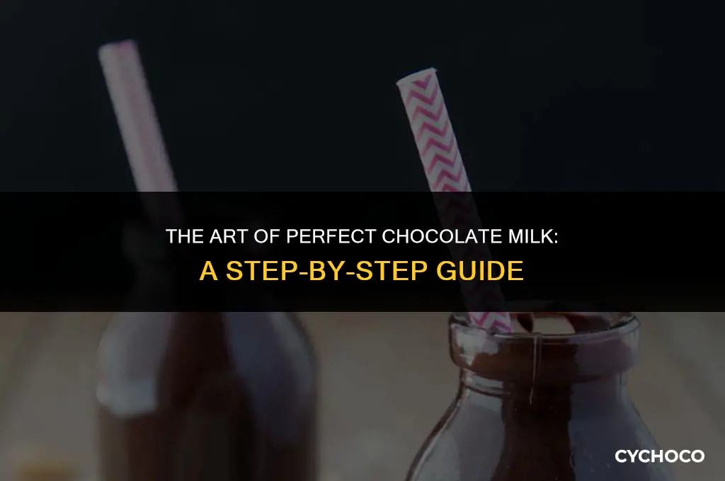 how to make great chocolate milk