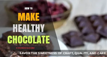 Indulge in Guilt-Free Bliss: Crafting Healthy Chocolate Treats