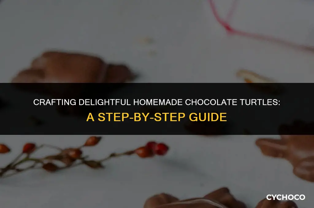 how to make homemade chocolate turtles