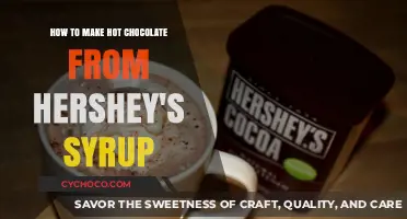 Delicious Hot Chocolate: A Simple Guide Using Hershey's Syrup