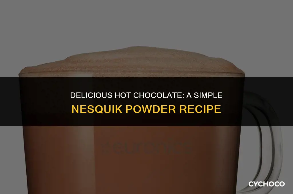 how to make hot chocolate from nesquik powder