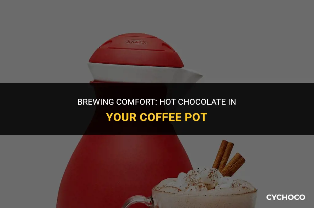 how to make hot chocolate in a coffee pot