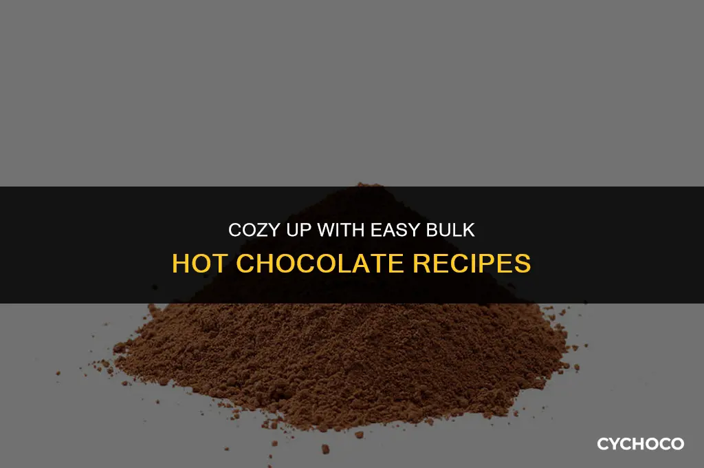 how to make hot chocolate in bulk