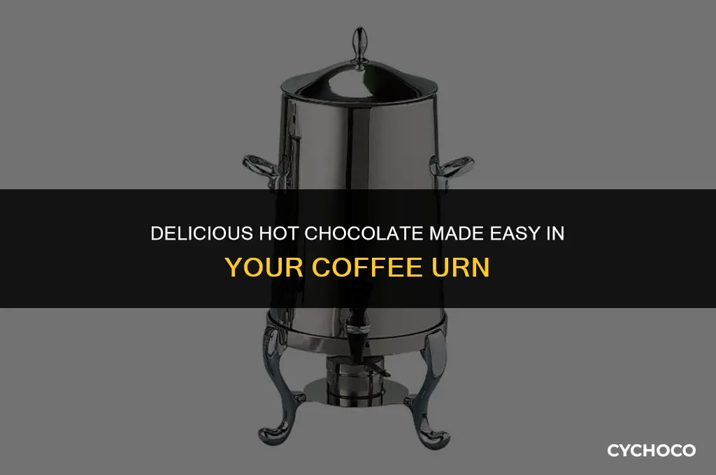 how to make hot chocolate in coffee urn