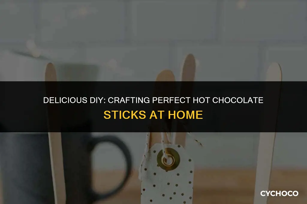 how to make hot chocolate sticks