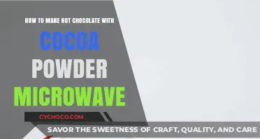 Quick and Cozy: Microwave Hot Chocolate with Cocoa Powder