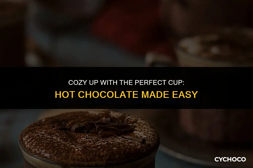 how to make hot chocolate with hot water