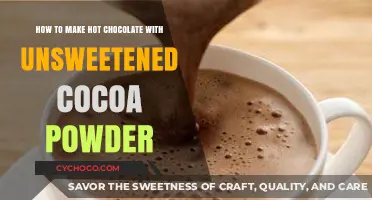 Rich and Decadent: Homemade Hot Chocolate with Unsweetened Cocoa Powder
