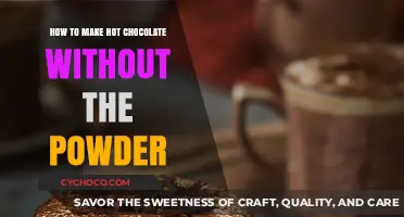 Cozy Up with Homemade Hot Chocolate: No Powder Required!