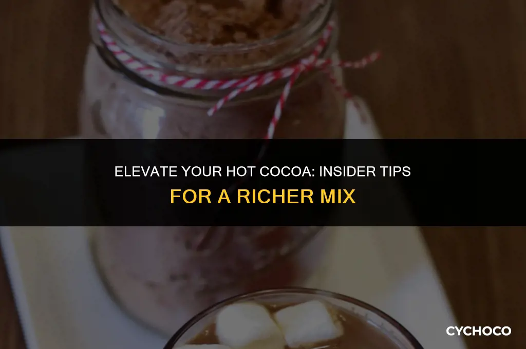 how to make hot cocoa mix better