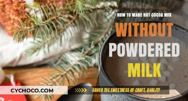 Creamy Hot Cocoa Mix: Dairy-Free Recipe Without Powdered Milk