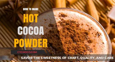 Cozy Up with Homemade Hot Cocoa Powder: A Simple Guide