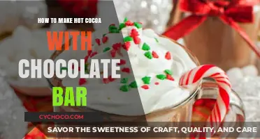 Decadent Hot Cocoa: Transforming Chocolate Bars into Liquid Bliss