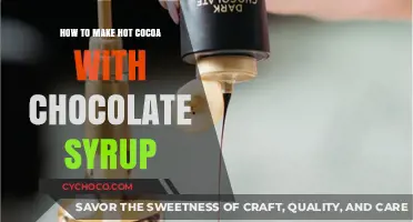 Rich & Creamy Hot Cocoa Recipe Using Chocolate Syrup