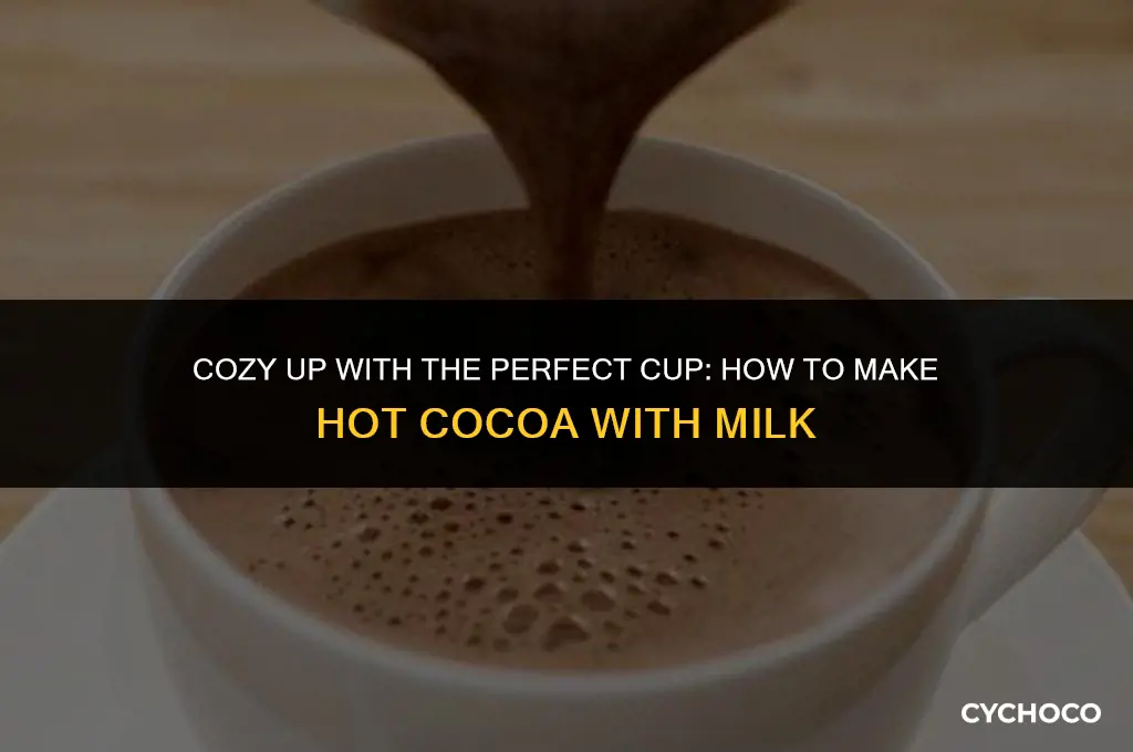 how to make hot cocoa with milk
