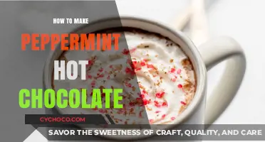 Cozy Up with a Cup of Peppermint Hot Chocolate Delight