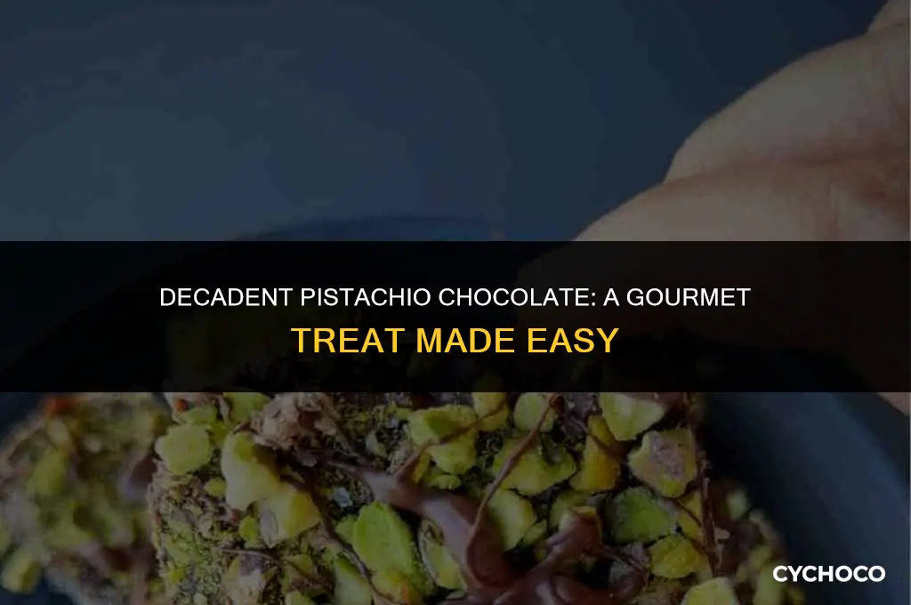 how to make pistachio chocolate