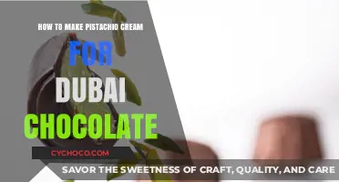 Crafting Pistachio Cream for Dubai Chocolates: A Gourmet Guide