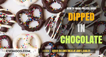 Sweet and Salty Delight: Chocolate-Dipped Pretzel Rods Recipe
