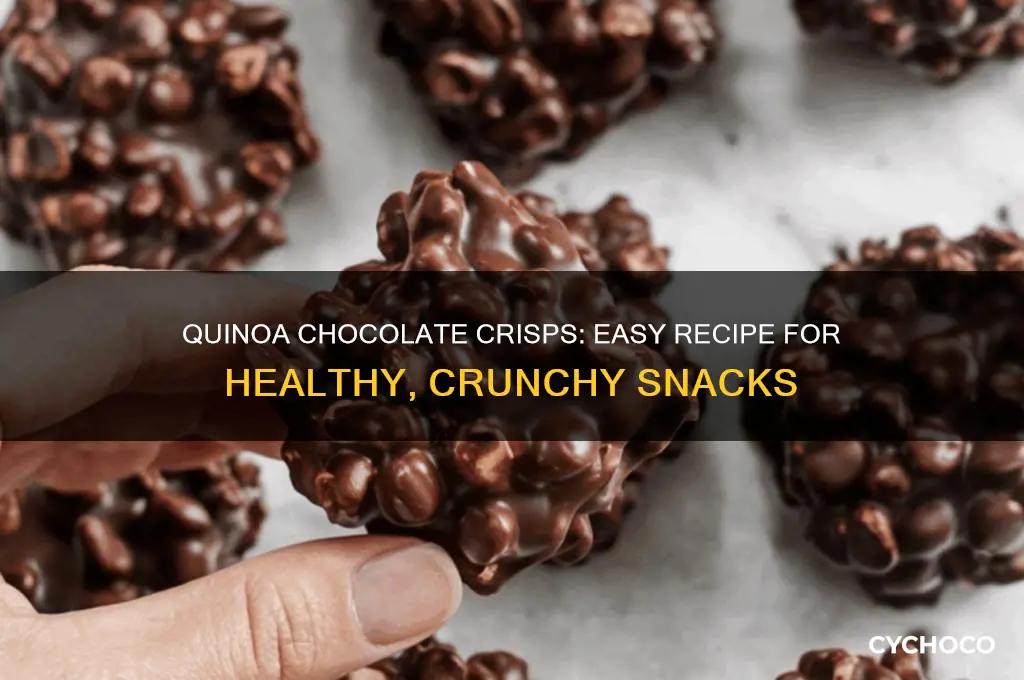 how to make quinoa chocolate crisps