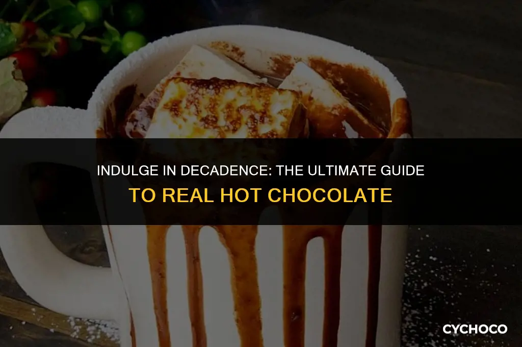 how to make real hot chocolate
