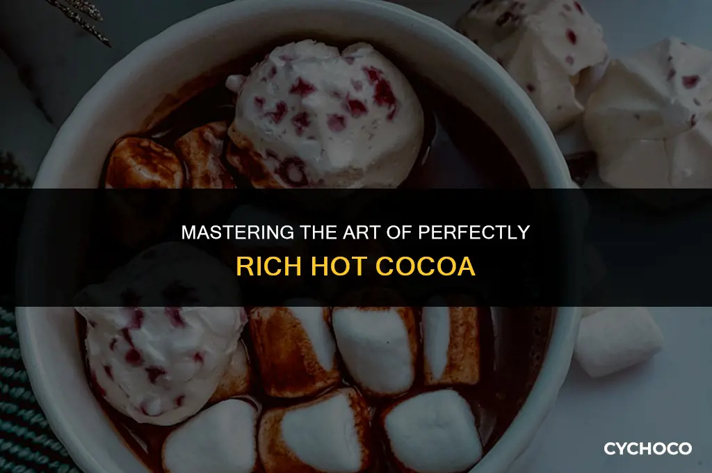 how to make really good hot cocoa