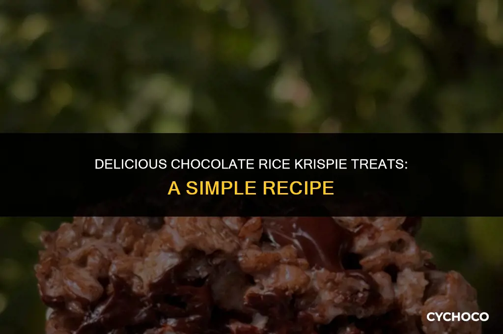 how to make rice crispy treats chocolate