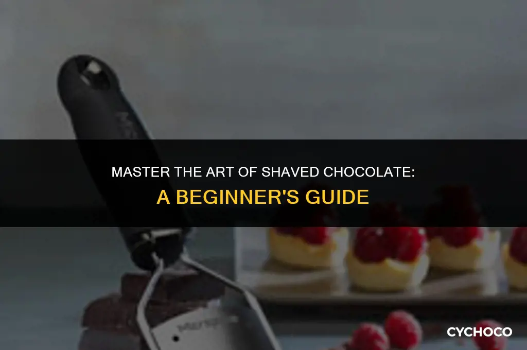 how to make shaved chocolate